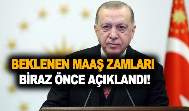 Beklenen zam biraz önce açıklandı! İşte enflasyon farkıyla  memur, emekli ve asgari ücrette yapılan zam oranı