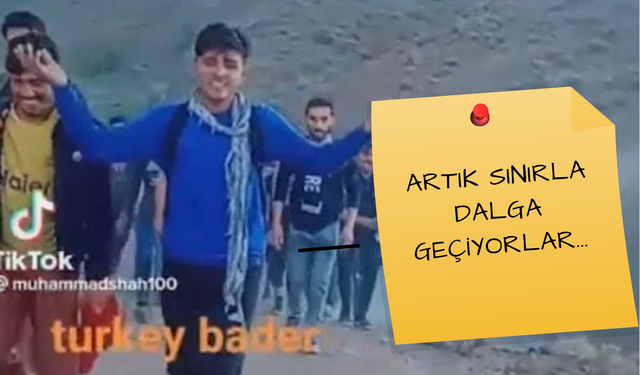 Yine Afganlar! Aralarında Kadın Yaşlı Çocuk Yok! Afgan Erkekler Önce Sınırı Geçti Sonra Türkiye'de Dalga Geçtiler!