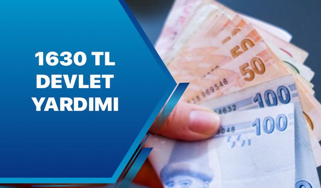 Çocuklu Ailelere Devletten 1630 TL Yardım Ödemesi! E-Devlet'ten Başvuranlar PTT'den Bu Ödemeyi Alabilecek