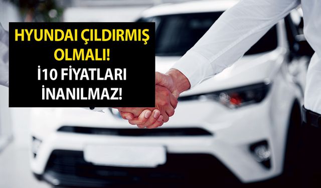 Hyundai çıldırmış olmalı! İ10 Ekim 2022 fiyatları gel beni al diyor