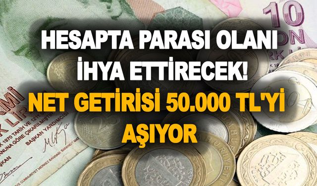 Mevduat depremi! Hesapta parası olanı ihya ettirecek! 32 günlük faizi yürek hoplattı! Net getirisi 50.000 TL'yi aşıyor!