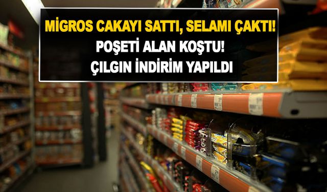 Migros selamı çaktı! 5 L sıvı yağ, 30’lu koli yumurta, kağıt havlu, şeker, çay için çılgın indirim! Poşeti alan koştu