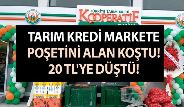 Tarım Kredi Markete poşetini alan koştu! 20 TL'ye düştü! Tam almalık stok yapmalık