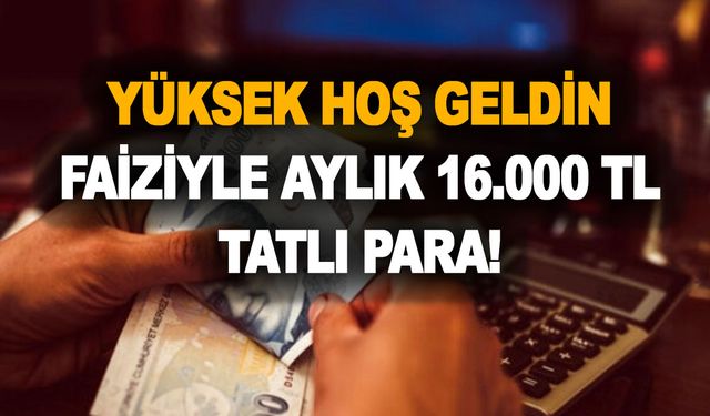 Yüksek hoş geldin faiziyle aylık 16.000 TL tatlı para! 32 günlük vadeli mevduat en yüksek faiz hangi bankada?