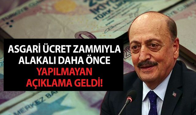 2023 Ocak ayı asgari ücret zammıyla alakalı daha önce yapılmayan açıklama geldi! Vatandaş çalıp, oynayacak