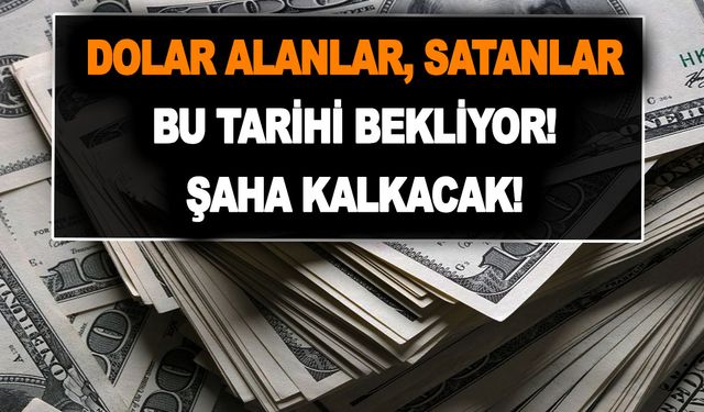 Dolar alanlar, satanlar bu tarihi bekliyor! O tarihte şaha kalkacak! Elinde 1 dolar olan bile baksın