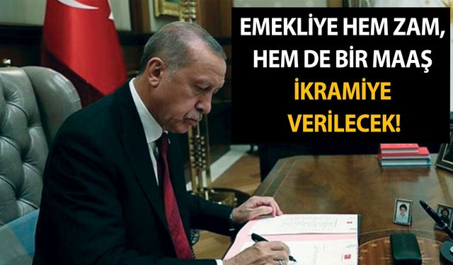 Göbek attıran haber az önce verildi! Emekliye hem zam, hem de bir maaş ikramiye verilecek!