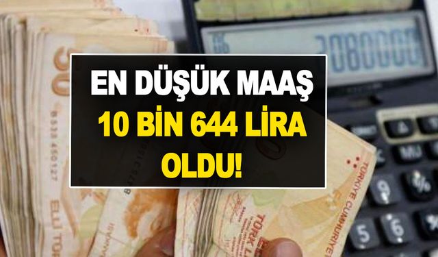 En düşük maaş 10 bin 644 lira oldu! Emekli memur ve işçi maaşlarına %42,35 ile % 41,69 zam yapıldı