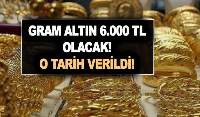 Gram altın 6.000 TL olacak! O tarih verildi! Elinde altın olanlar çalmadan oynuyor