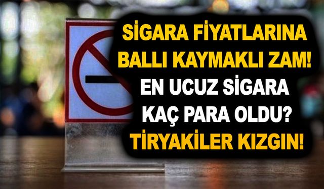 12 Kasım Wınston, Camel, Monte Carlo, LD sigara fiyatlarına ballı kaymaklı zam! En ucuz sigara kaç para oldu?