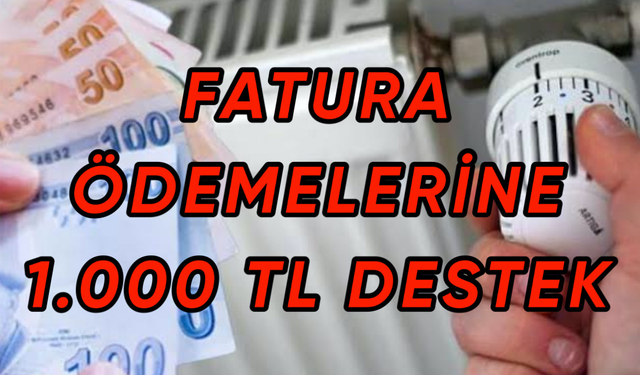 Fatura Ödemerine 1000 TL Destek! Ziraat Bankası ve Halkbank'tan Destek Paketi