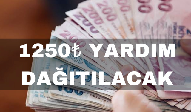 İhtiyaç Sahibi Ailelere 1250 TL Veriliyor! Devlet İhtiyaç Sahibi Ailelere Para Yardımı Yapıyor