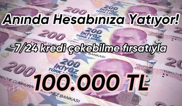 100.000 TL Kredi İşCep İle Anında Hesabınıza Yatıyor! İşCep ile 7 24 Kredi Çekebilme Fırsatı Sizi Bekliyor