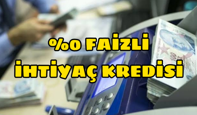 0 Faizli 5 bin TL İhtiyaç Kredisine Başvuran Herkes Alıyor! Faizsiz Krediyi Uygun Taksit Oranlarıyla Kullanmaya Başlayın