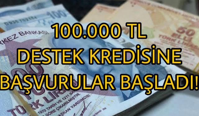 Sonunda Başvurular Başladı! Başvuran O Kişilere Anında Halkbank'tan 100 bin TL Destek Kredisi!