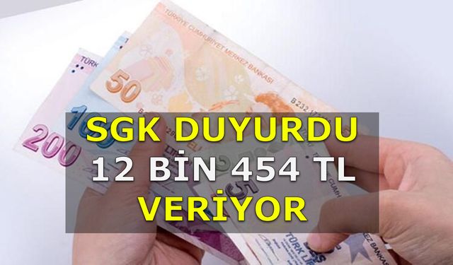 SGK Asgari Ücretlilere 12 Bin 454 Lira Para Verecek! Başvurmazsanız Paranız Çöpe Gidecek