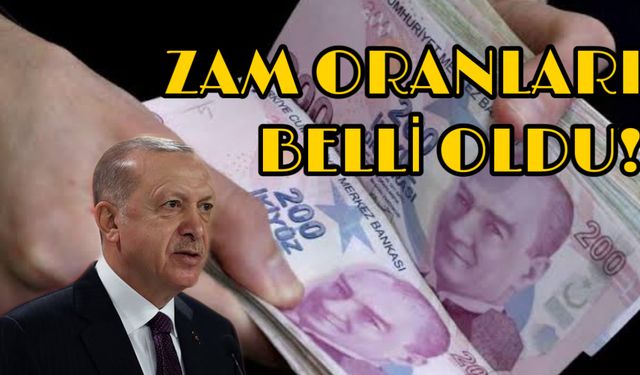 Cumhurbaşkanı Recep Tayyip Erdoğan’ dan Açıklama Geldi! Memur ve Emekli Maaşı Zam Oranları Belli Oldu!