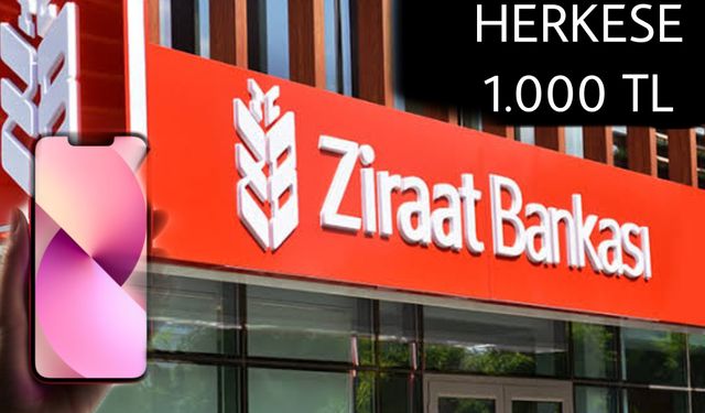 Ziraat Bankası’ndan Apple Müjdesi! Herkese 1.000 TL!