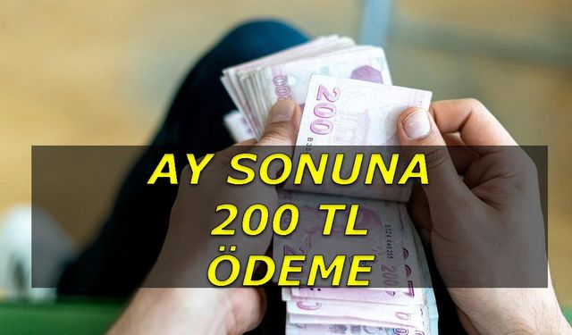 Ay Sonuna Kadar Zamanınız Var! Kayıt Yaptırmanız Yeterli Olacak! 200 tl ödeme