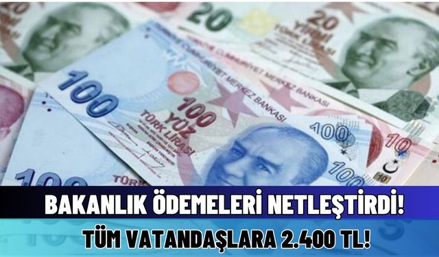 Bakanlık netleştirdi! 4A, 4B, 4C’lilere maaşa ek 2.400 TL!