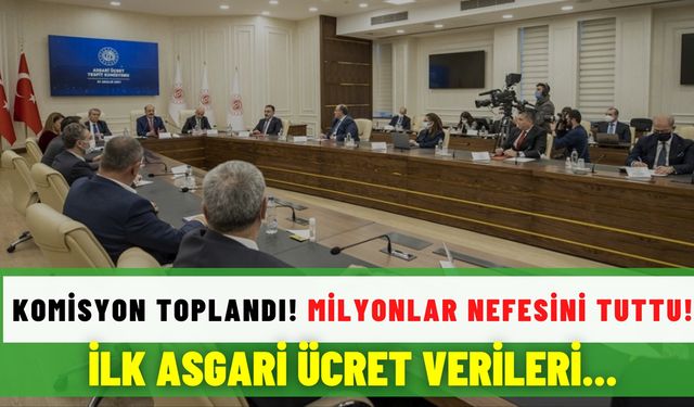 Asgari ücret komisyonu toplandı! Milyonlar nefesini tuttu! İlk veriler geldi