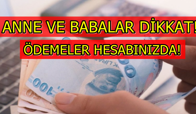 Çocuğu Olan Anne Babaya Ödemesi Anında Yapılacak! Bakanlıktan Çocuk Doğum Desteği!