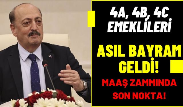 Emeklilere çifte bayram o tarihte! Maaş zammında son nokta