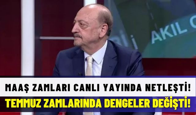 Bakan maaş zamlarını canlı yayında konuştu! Ara zamda dengeler değişti!