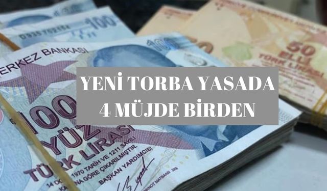 Yeni Torba Yasada Yok Yok! Asgari Ücret, Emekli ve Memur Maaşlarına Zam, Ev Hanımlarına Emeklilik!