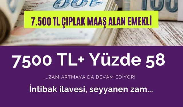 SSK-SGK, Bağkur'a Ek Zam Tablosu! 7500 TL+ Yüzde 58 Maaşlar 9.413 TL Oluyor!