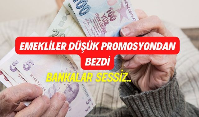 Emekliler Düşük Promosyonlardan Bezdi! Bankaların Ağzını Bıçak Açmıyor