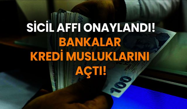 Sicil Affı Onaylandı: Bankalar Kredi Musluklarını Açtı!