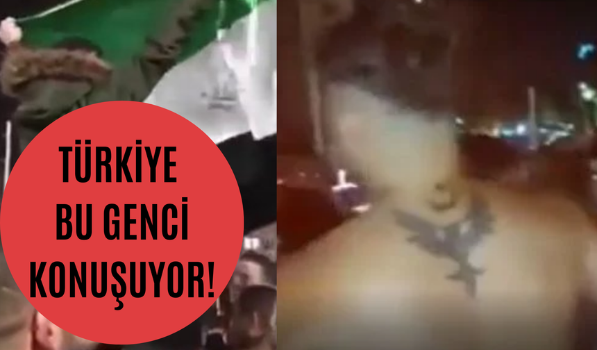 Taksim'de Suriyelilerin Kutlamasını Dağıtan Genç Kim? "Türkiye" Diye Suriyelilere Daldı! Ortalığı Dağıttı!