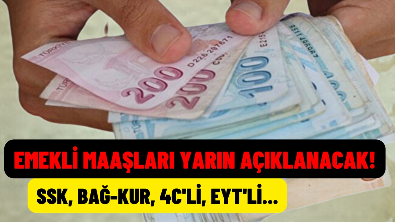 Emekli zammı yarın açıklanacak dendi! SSK, BağKur, 4C’li maaşları