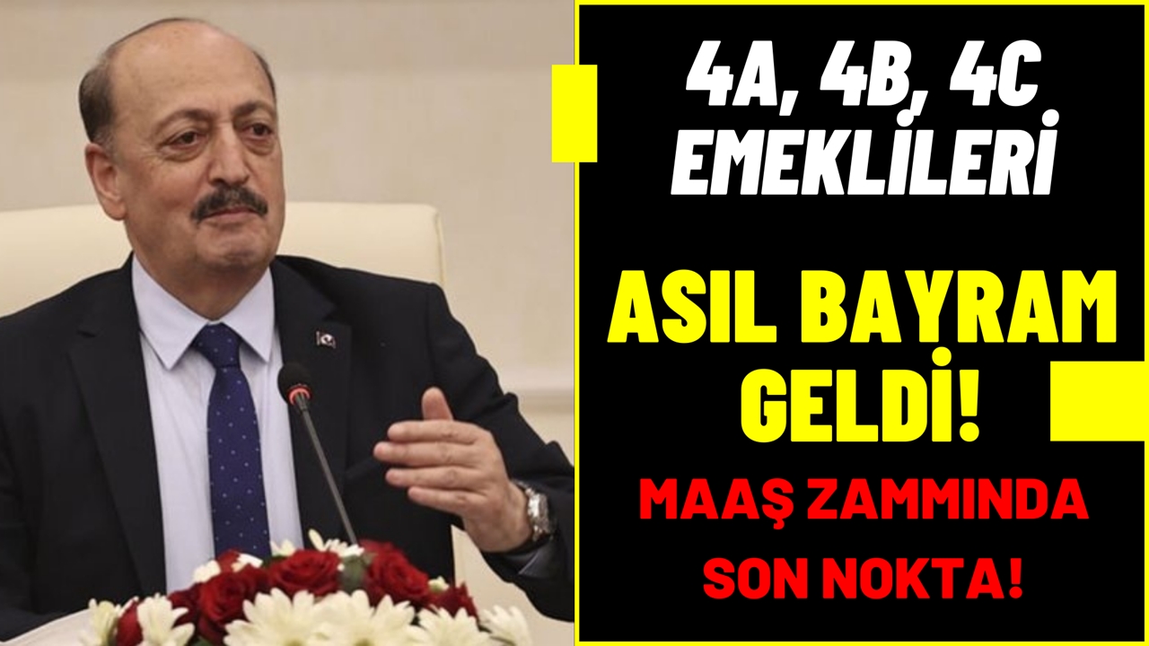 Emeklilere çifte bayram o tarihte! Maaş zammında son nokta